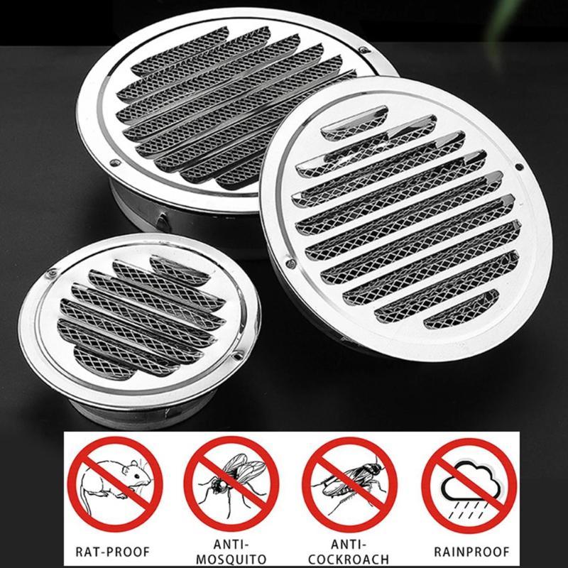 [prosperrise] 70-300mm Round Stainless Steel Air Vent Grille Insect ...