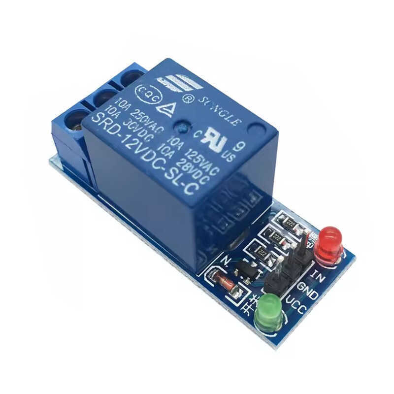 1-Channel Relay Module 12V 5V High Level Trigger SRD-05VDC-SL-C Relay ...
