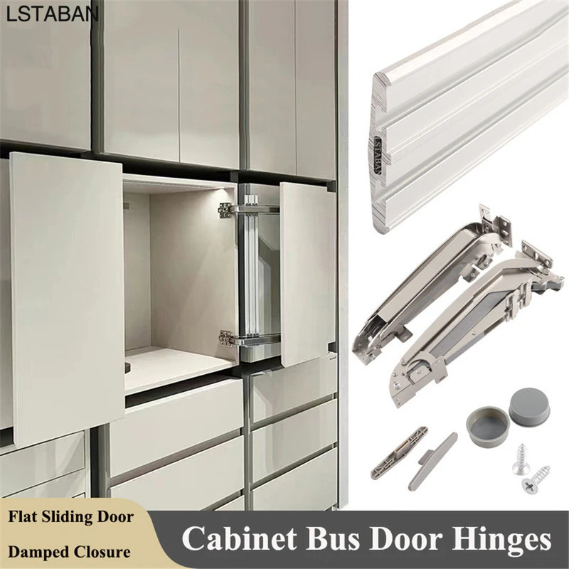 Kitchen Cabinet System Door Lateral Hinge Wardrobe Folding Silent Slide ...