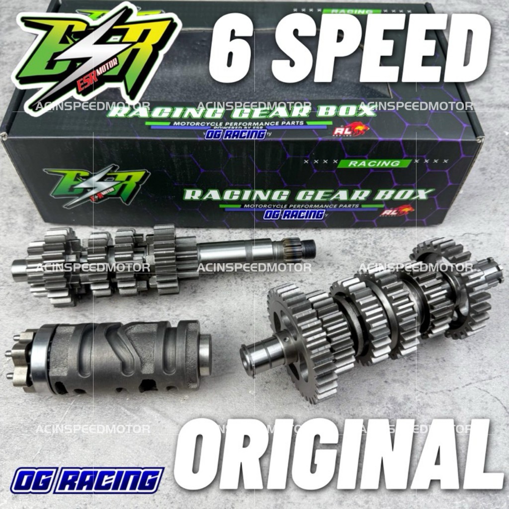 ORIGINAL ESR MOTOR GEAR BOX 5 Speed 6 Speed Y15ZR LC135 4S Y16 LC135 5S ...