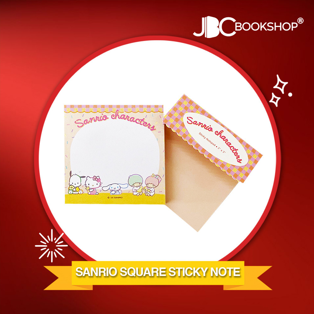Sanrio Mix Sprinkle Chums Sticky Notes Plain 3x3 in | Shopee Malaysia