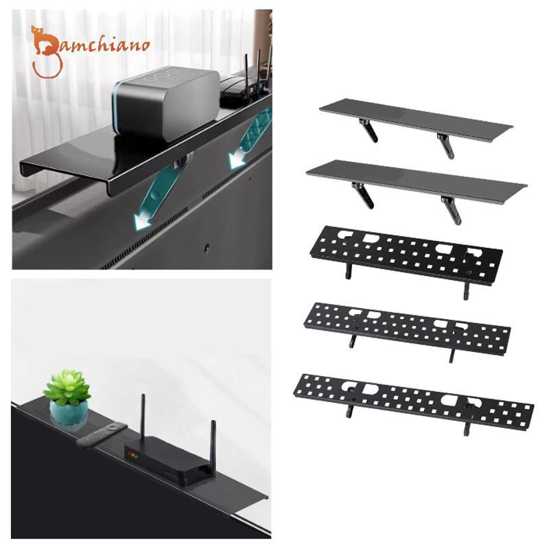 [Gamchiano] TV Top Shelf, Adjustable Screen Top Shelf Organizer, Sturdy ...