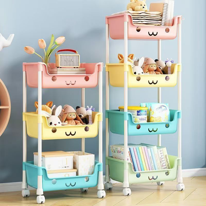 LC 3/4/5 Layer Kids Toys Storage Trolley Storage Rack Multipurpose ...