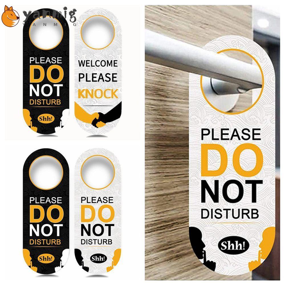 YANMIG Meeting Label, Double Sided Please Do Not Disturb Door Sign ...
