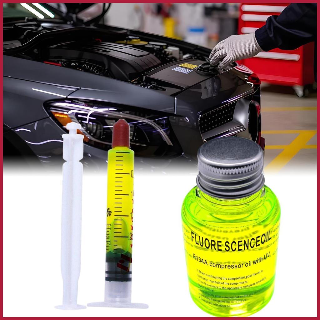 Fluorescent Oil for Car Air Conditioner Leak Detection Leak Detector