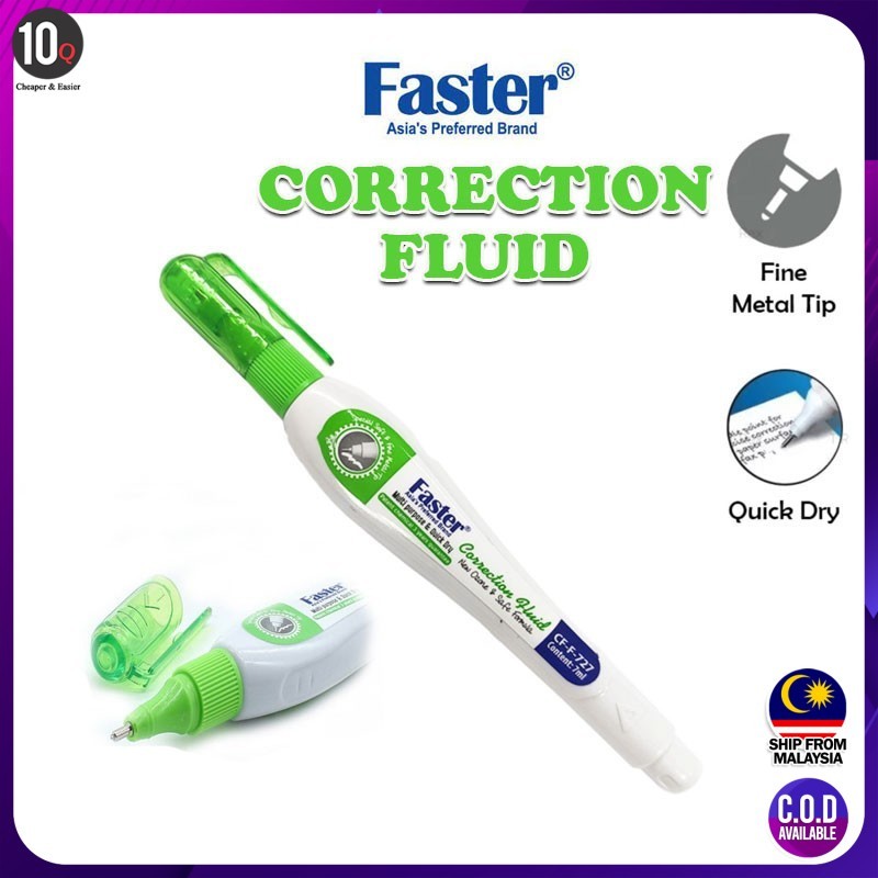 Faster Correction Pen 7ml CFF727 Liquid Paper Student School Office ...