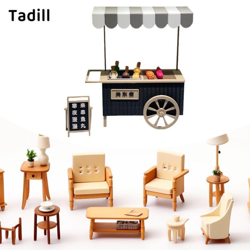 Tadill Miniature Oden Stall Stand Dollhouse Model Toy DIY Projects for ...
