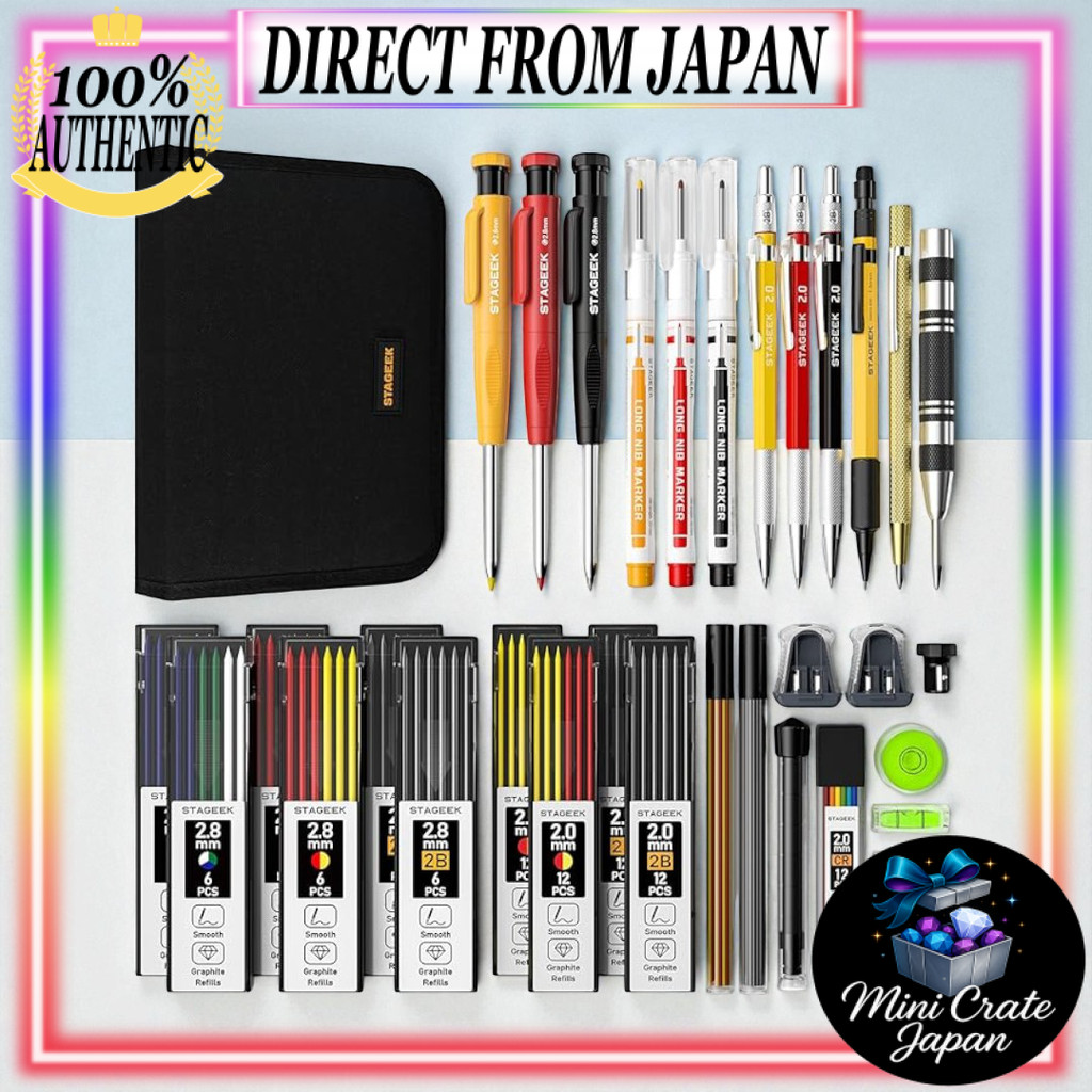 STAGEEK Professional Architectural Pencil Set - Various Sizes and ...