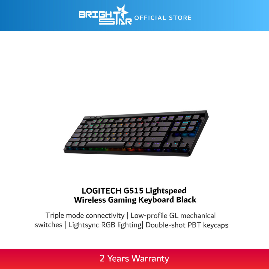 LOGITECH G515 Lightspeed TKL Wireless Gaming Keyboard | Shopee Malaysia