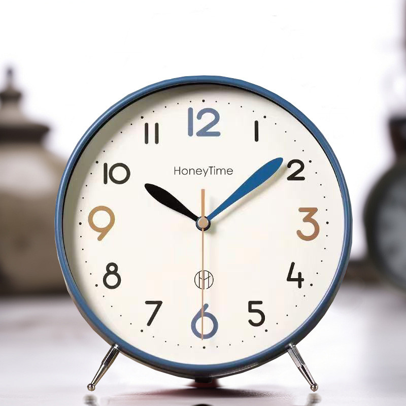 Placeable Table Clock Living Room Decoration Simple Desktop Clock ...