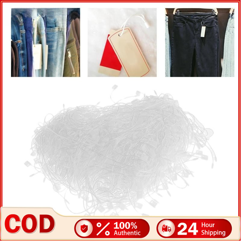 1000pcs/lot Plastic Cable Ties Strung Garment Clothes Price Tags Cards ...