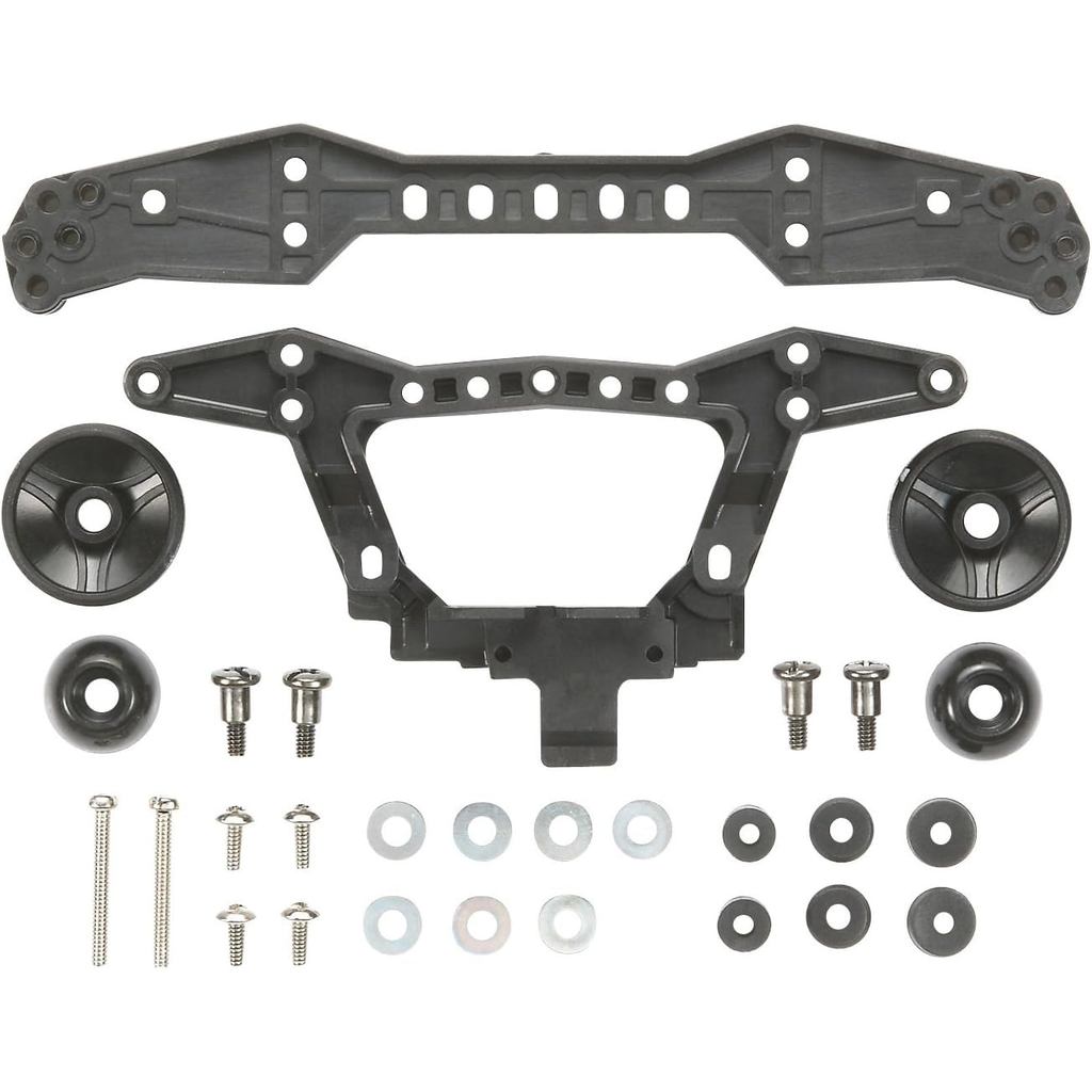 Tamiya Grade Up Parts Series No. 412 GP.412 Carbon Reinforced Rear ...