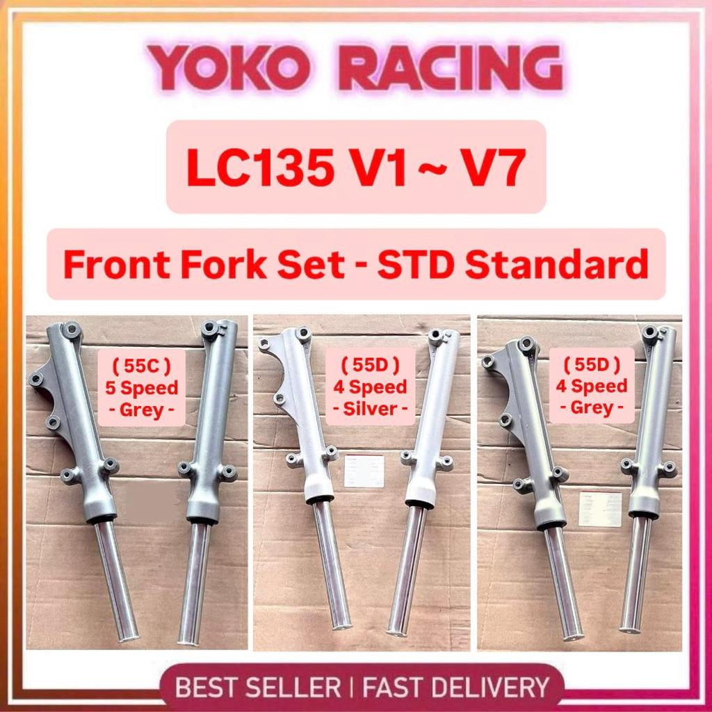 55C / 55D - Front Fork Set Yamaha LC135 135LC LC 4S 5S 4 5 Speed V1 V2 ...