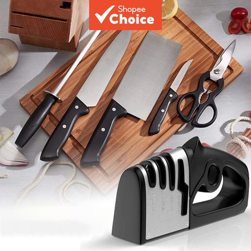 Four In One Quick Sharpener Handheld Multifunctional Knife Sharpening ...
