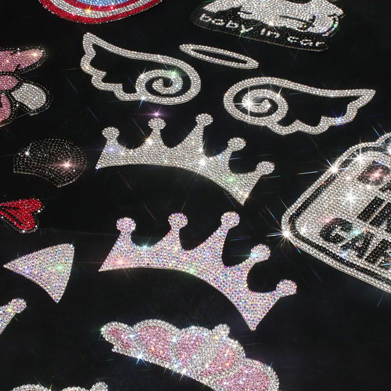 SANCHENGQC1341 Car logo Diamond Sticker Interior Creative Cute Cartoon ...