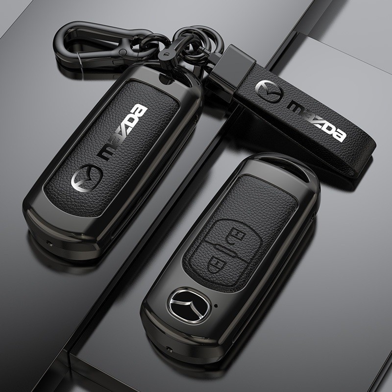 Mazda 2 3 Bottons Car Key Case Cover Keychian for Mazda 3 5 6 CX5 CX7 ...