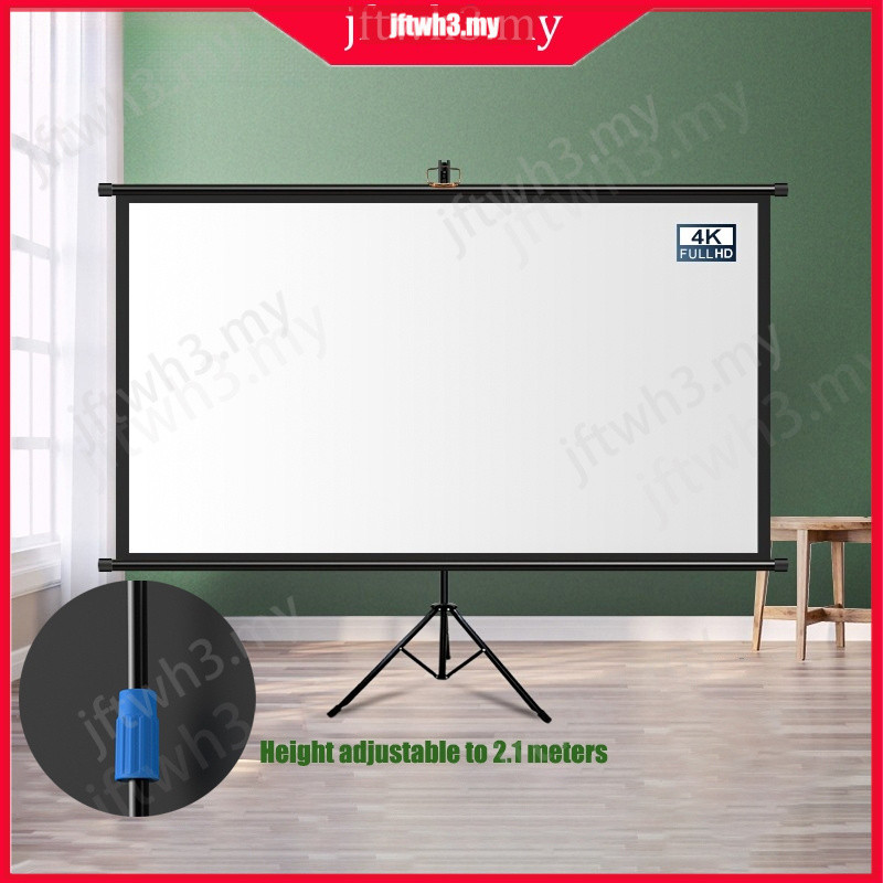 Bracket Screen Projection Screen Bracket Floor-standing HD Mobile ...