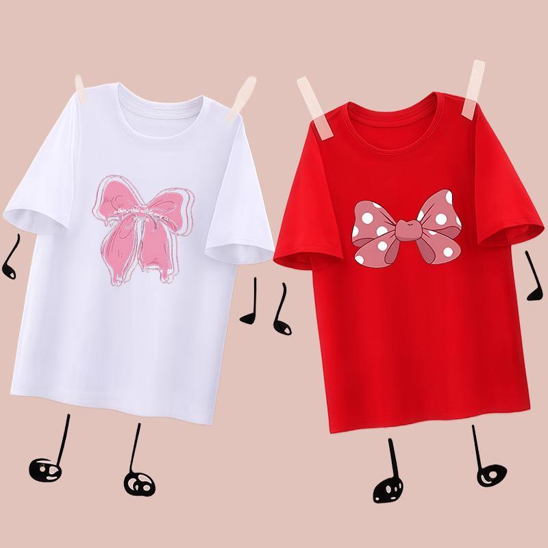 Kemeja-T bercetak rama-rama, Paling Popular, Sesuai untuk Baju Sweat ...