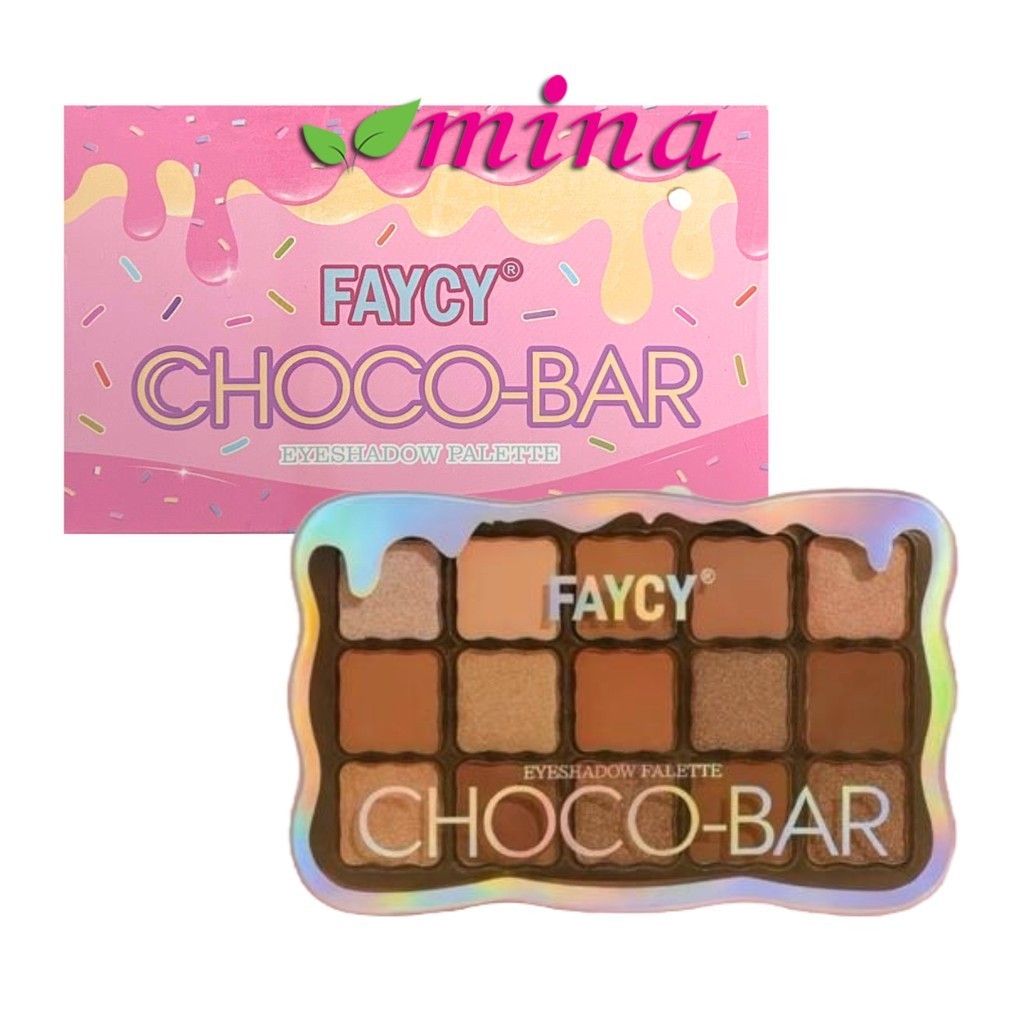 FAYCY Eyeshadow 15C CHOCO BAR Eye Shadow Palette Pembayang mata ...
