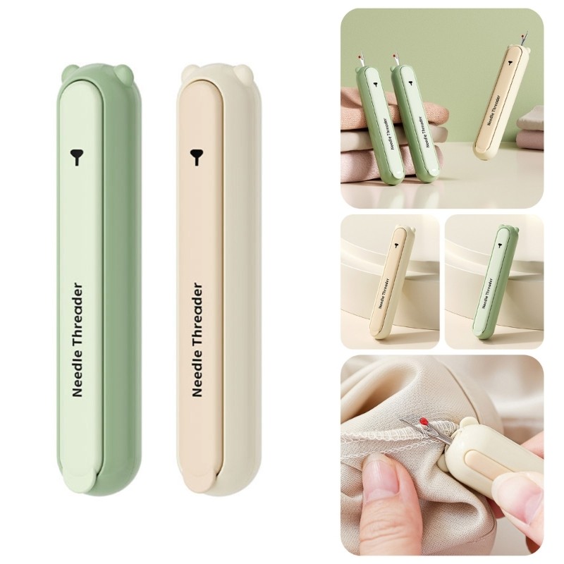 goodxyz1 2 In 1 Retractable Needle Threader and Thread Unpicker Quick ...