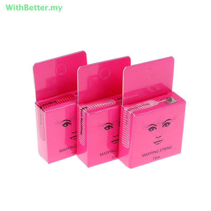 WithBetter 3 Color 10M Eyebrow Tattoo ping String Thread With Ink ...
