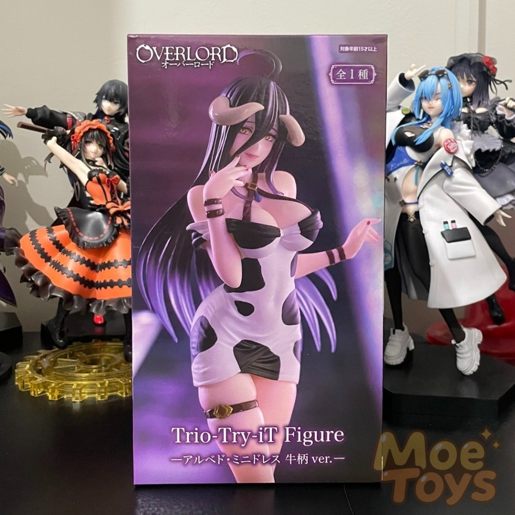 Figura Albedo Overlord 21 Cm – Mini Dress Cow Pattern De Furyu, Trio-Try-it
