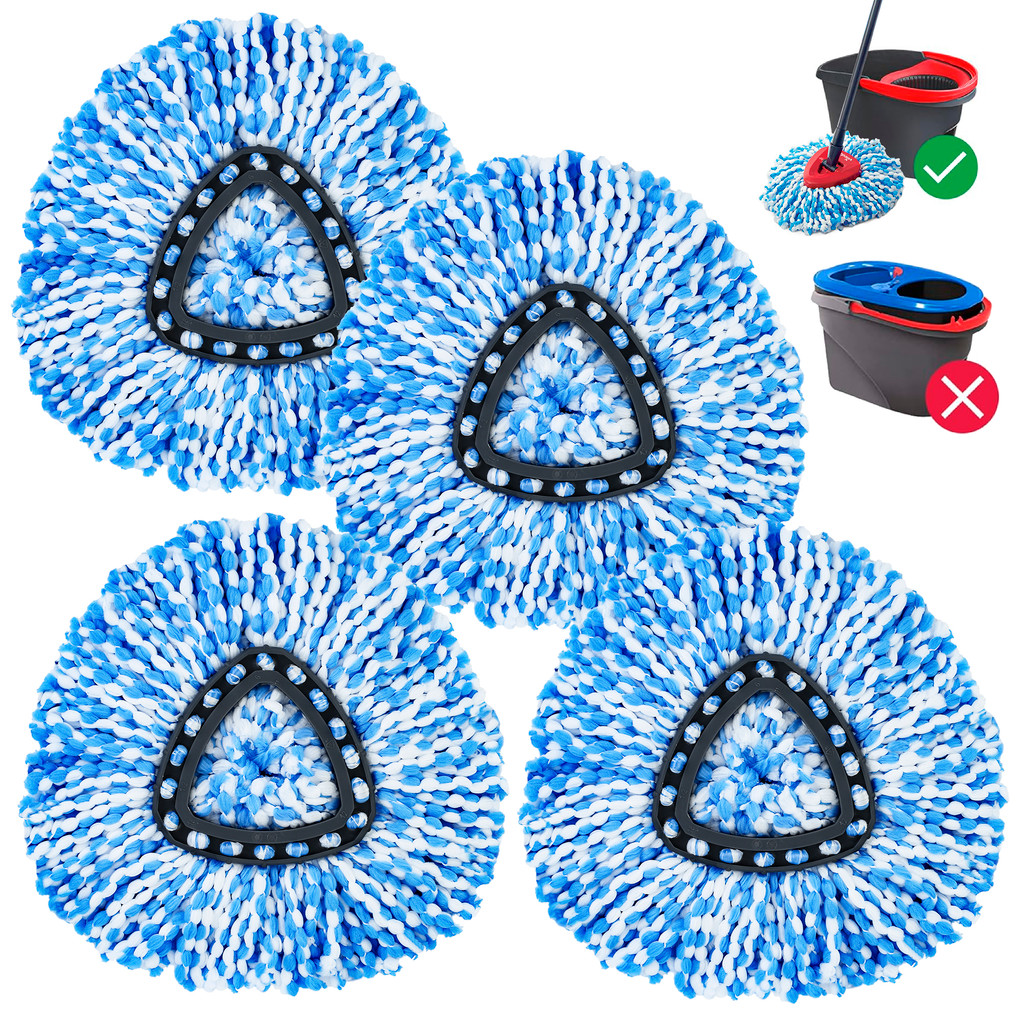 Mop Head O-CedarVileda Triangle Mop Head Fine Fiber Rotating Mop ...