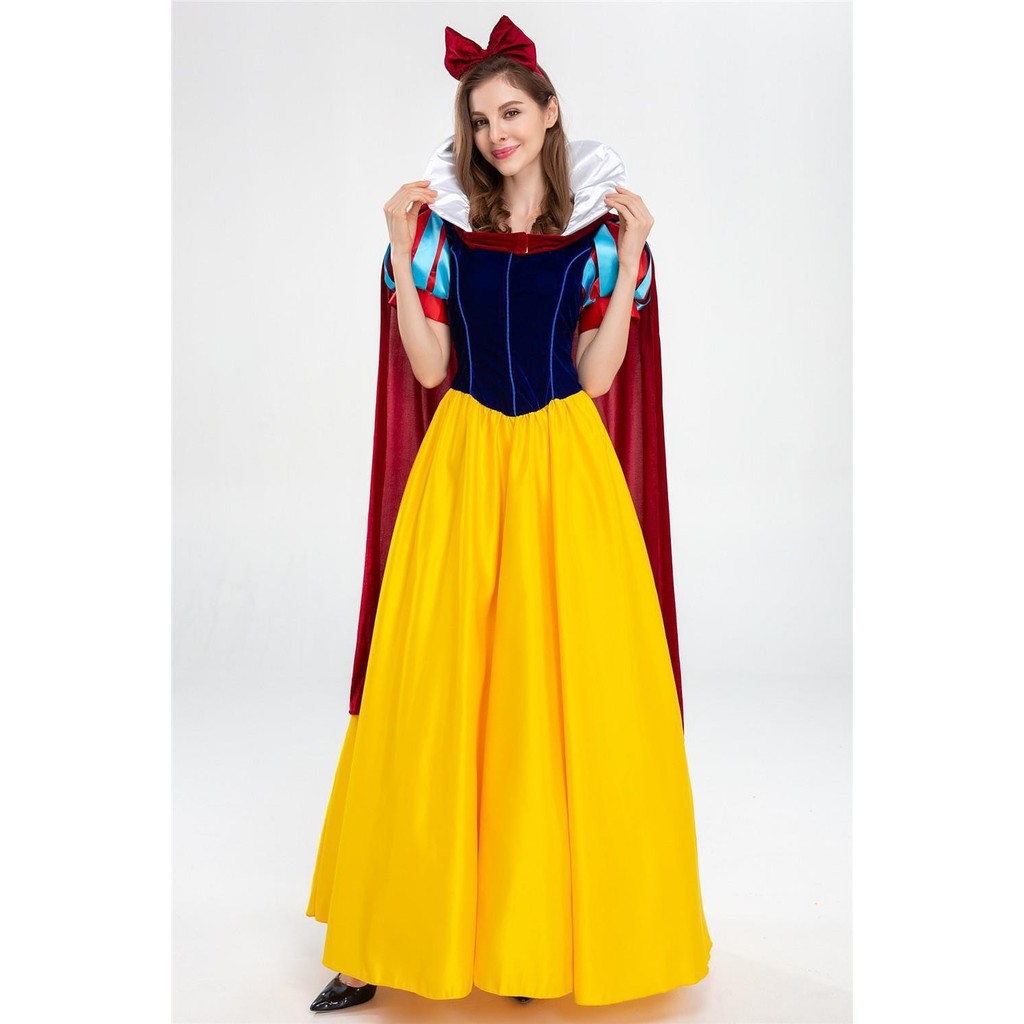 Halloween Adult Fairy Tale Cinderella Fairy Long Dress Sleeping Melody Long Princess  Dress Stage Performance Costume