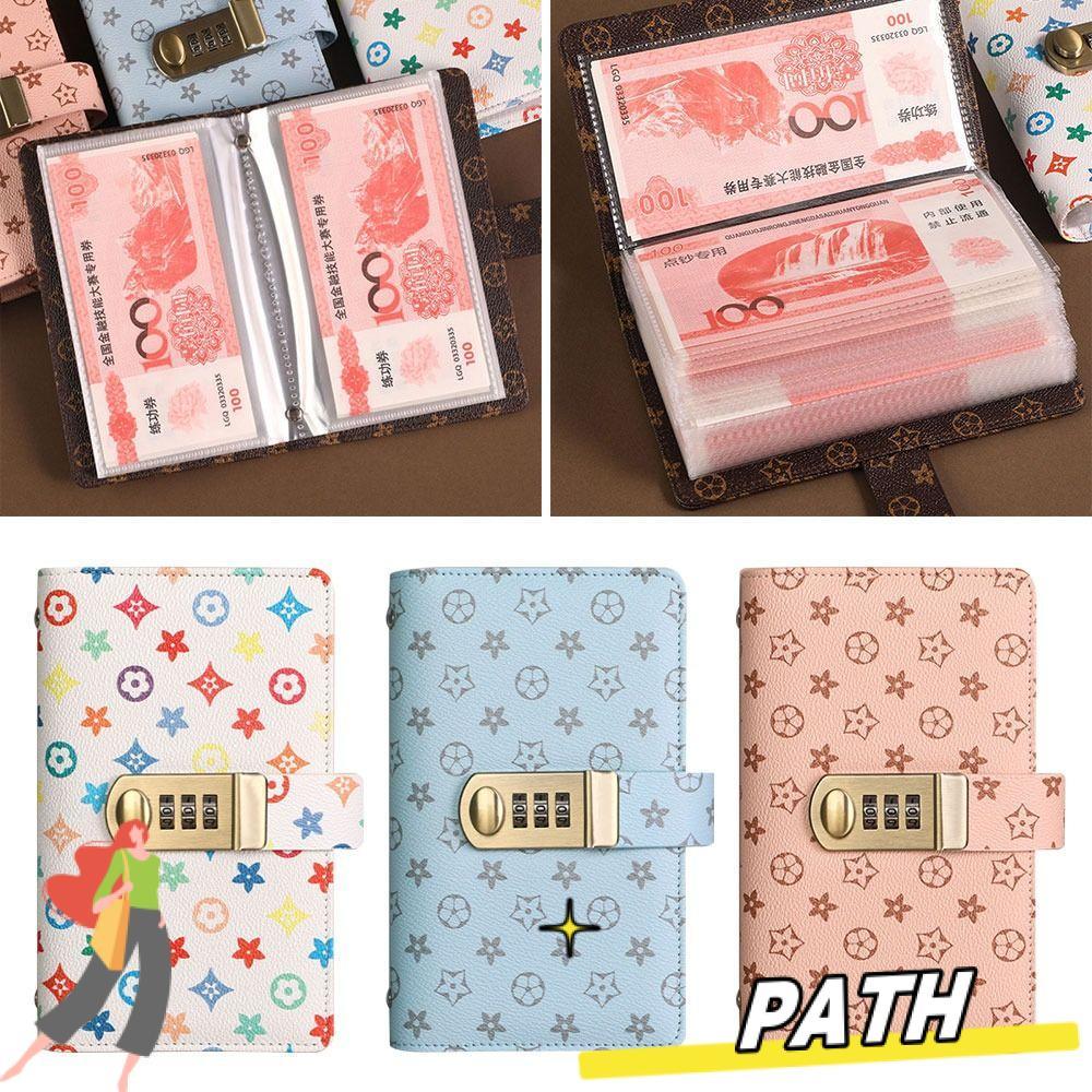 PA-HOME 100 Envelopes Money Saving Challeng, Cute With Password Lock ...