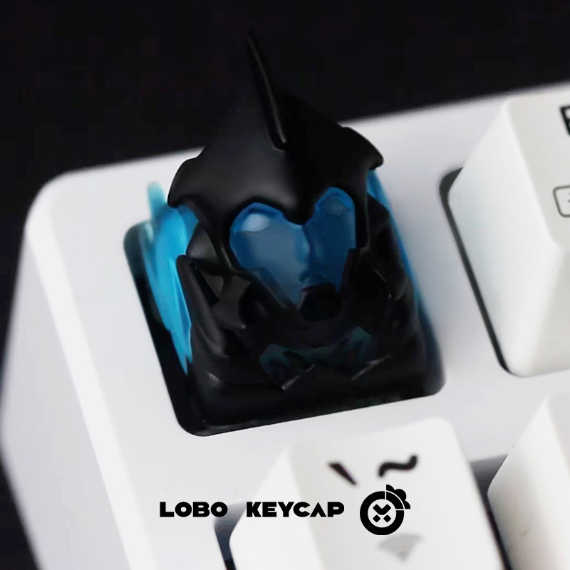 Self-upgrade Light-transmitting Keycap Shadow Legion Unique Resin ...