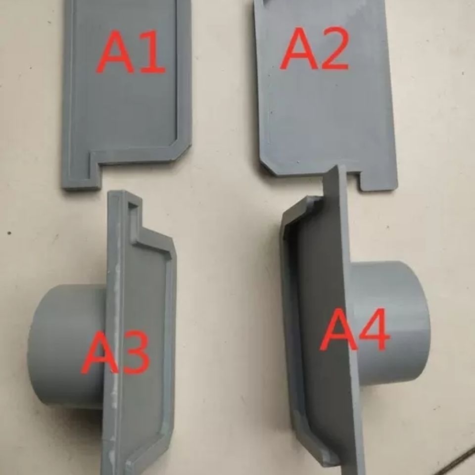 Drainage Ditch Dedicated Plug Baffle Interface 46MM Pipe Diameter 100 * ...