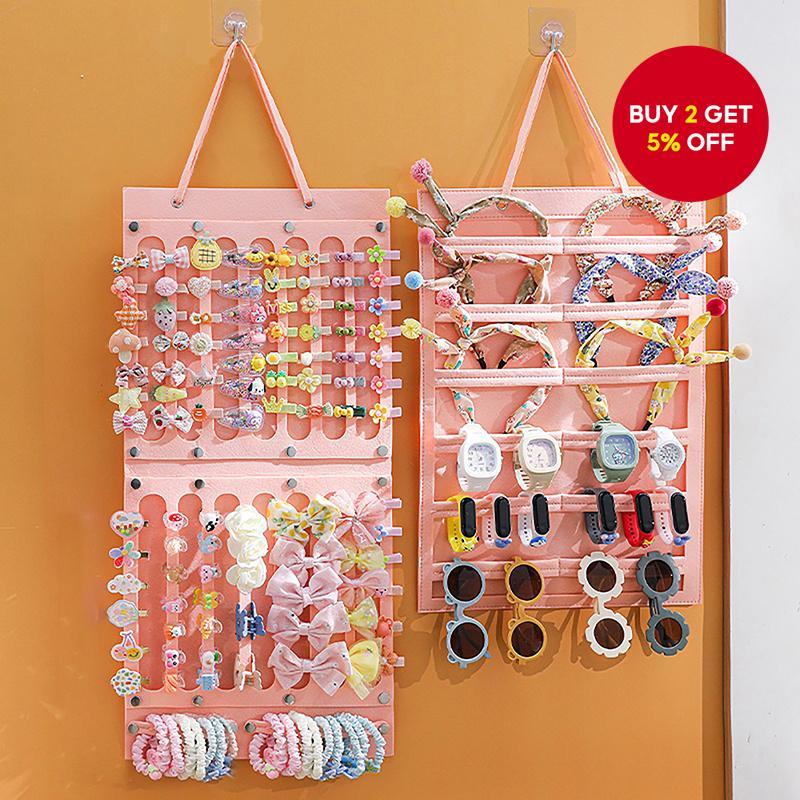 ONE pc Wall Mounted Felt Storage Bag Hanging Bag for Necklace Ring ...