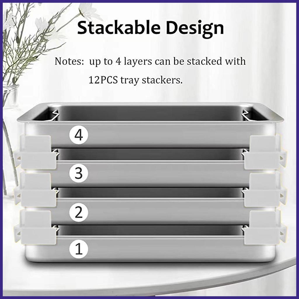Freeze Dryer Tray Stackers 12PCS Stackers for Freeze Dryer Trays ...