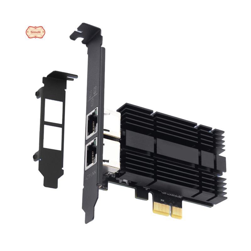 Gigabit Ethernet Dual Port 2.5G for PCIE to RJ45 Network Card I226 ...