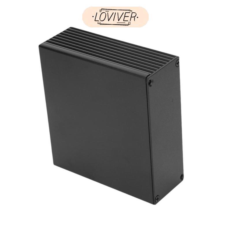 [ Electronic Junction Box Storage Case Amplifier Enclosure Aluminium ...