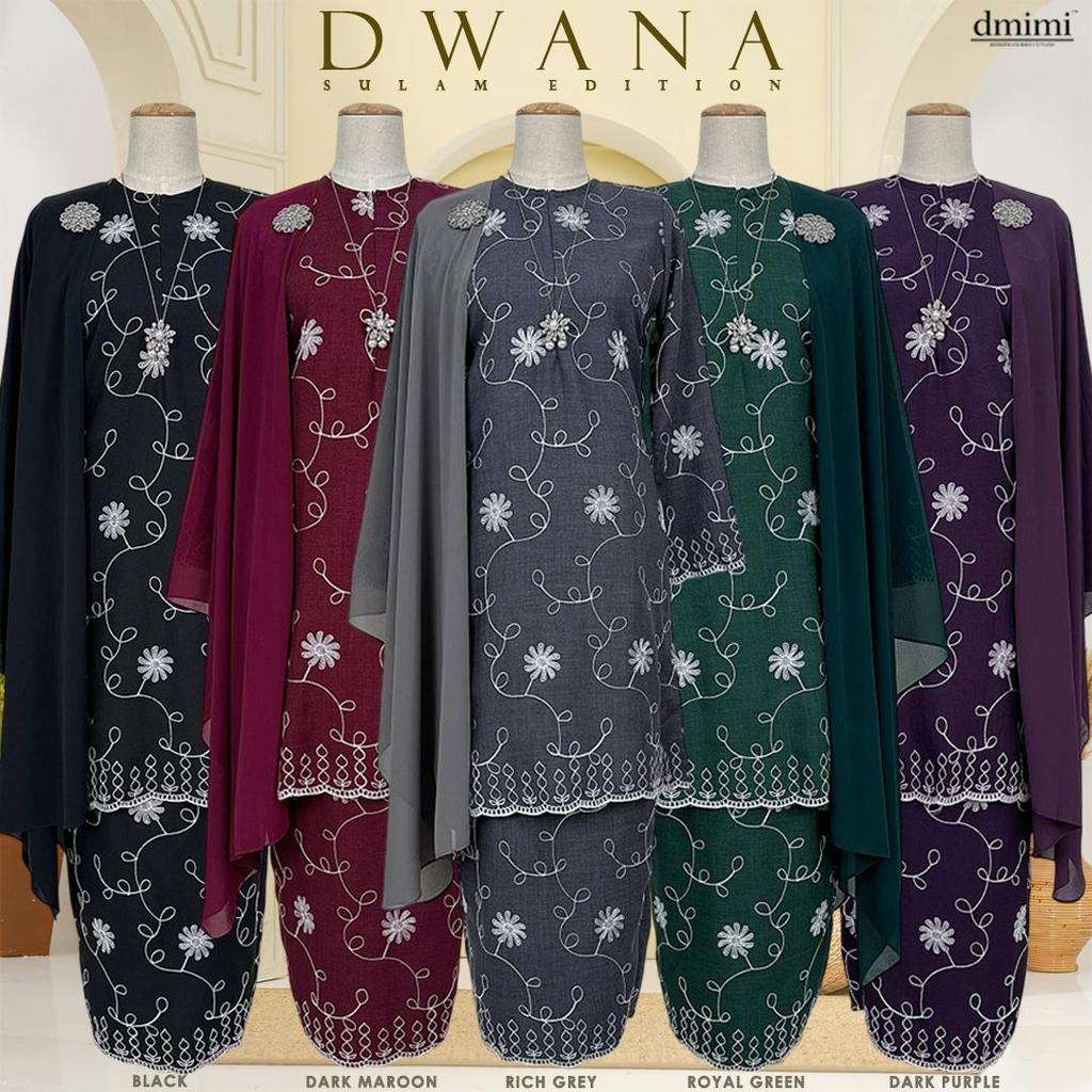 DMIMI Baju Kurung Moden DWANA | Sulam Moden Labuh | High Quality Velora ...