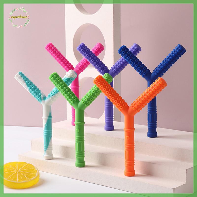 EPMN> Kid Chewing Tube Speech Therapy Teeth Massager Children Talk ...