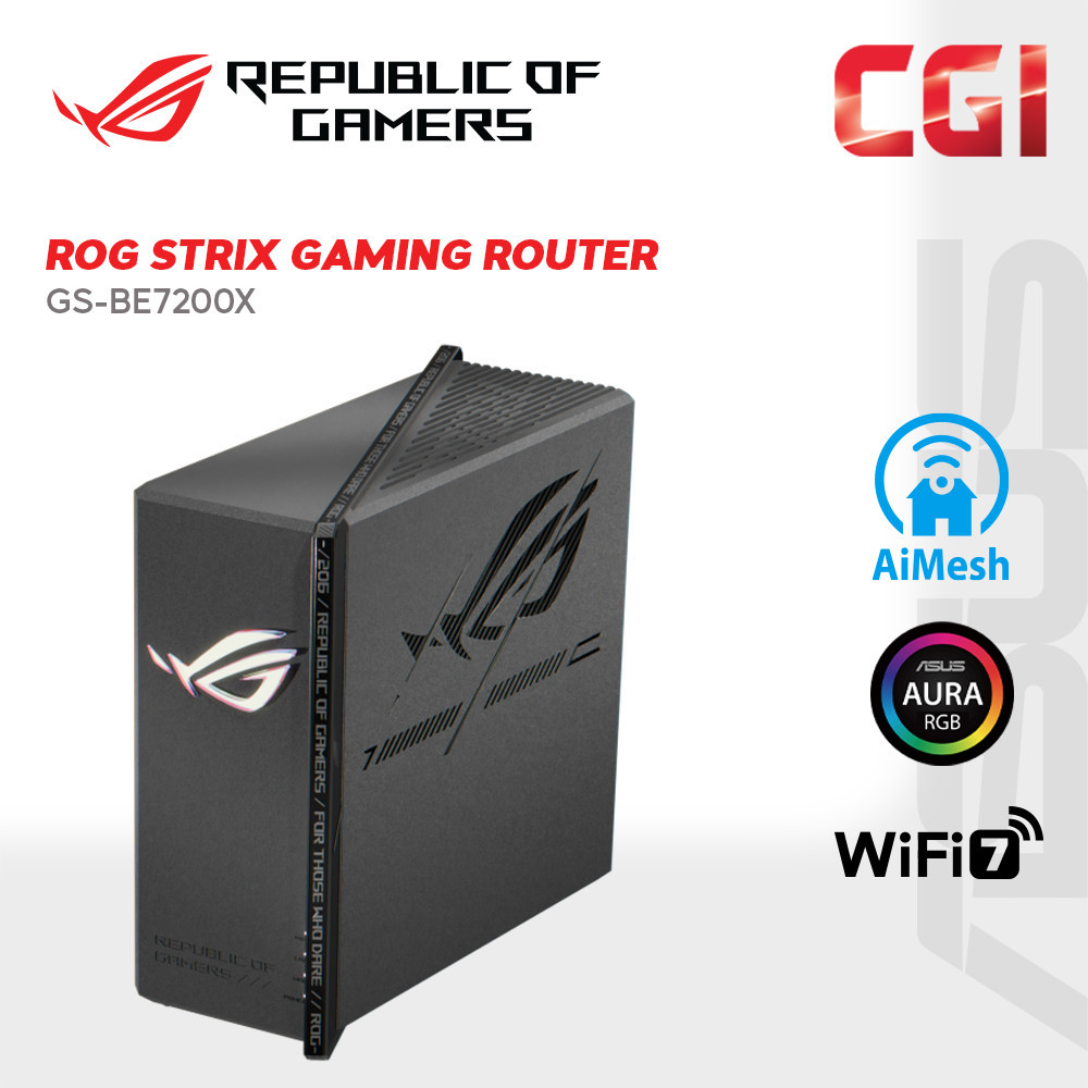 Asus ROG Strix GS-BE7200X Dual-band WiFi 7 160MHz 5GHz 20G 7200 Mbps ...