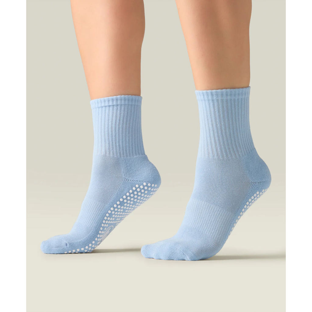 MoveActive Pilates Grip Socks - Powder Blue - Move Active Grip Socks ...