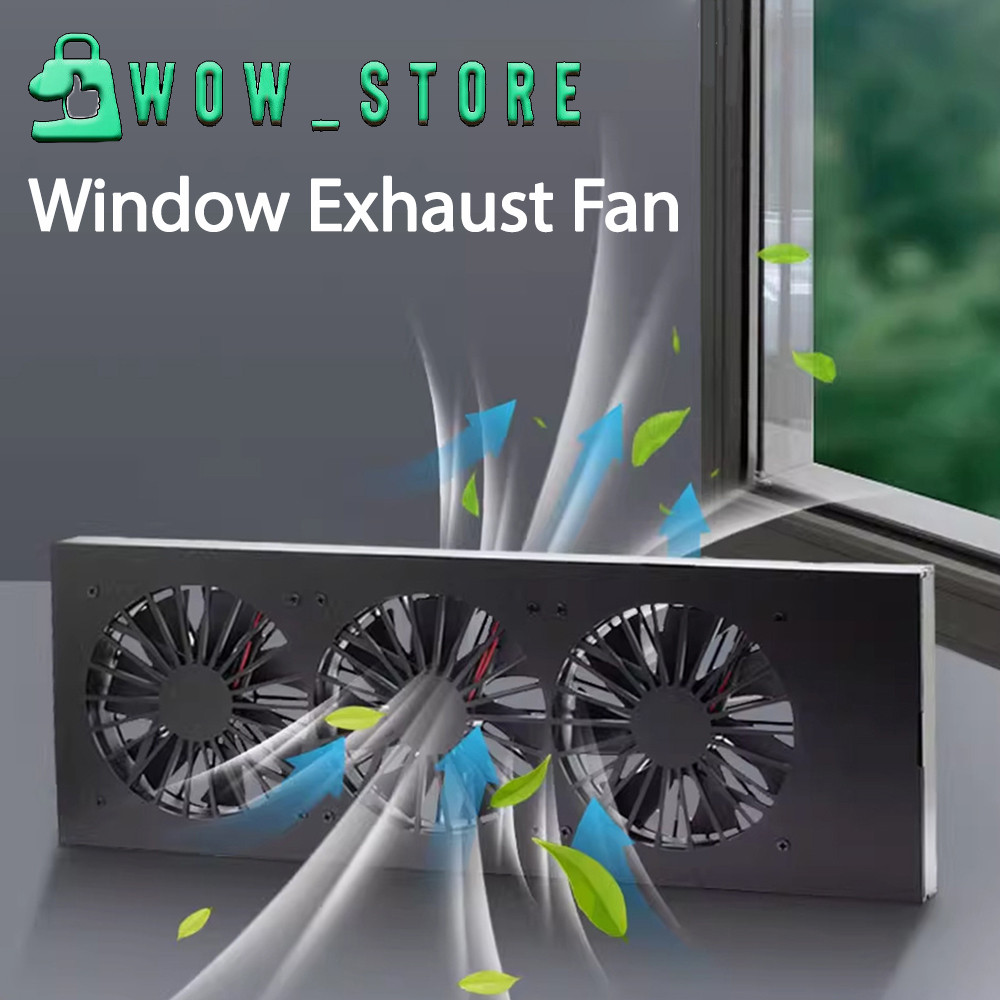 Portable Ventilation Window Exhaust Fan For Air Circulation and Heat ...