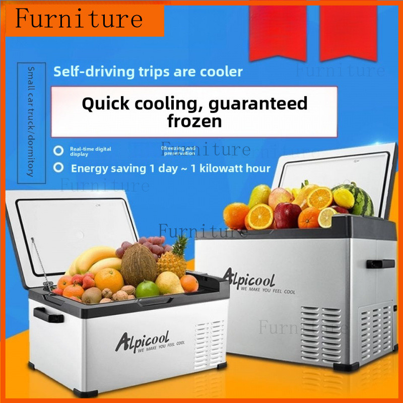 Car Refrigerator Compressor Refrigeration Dual Use in Car and Home ...