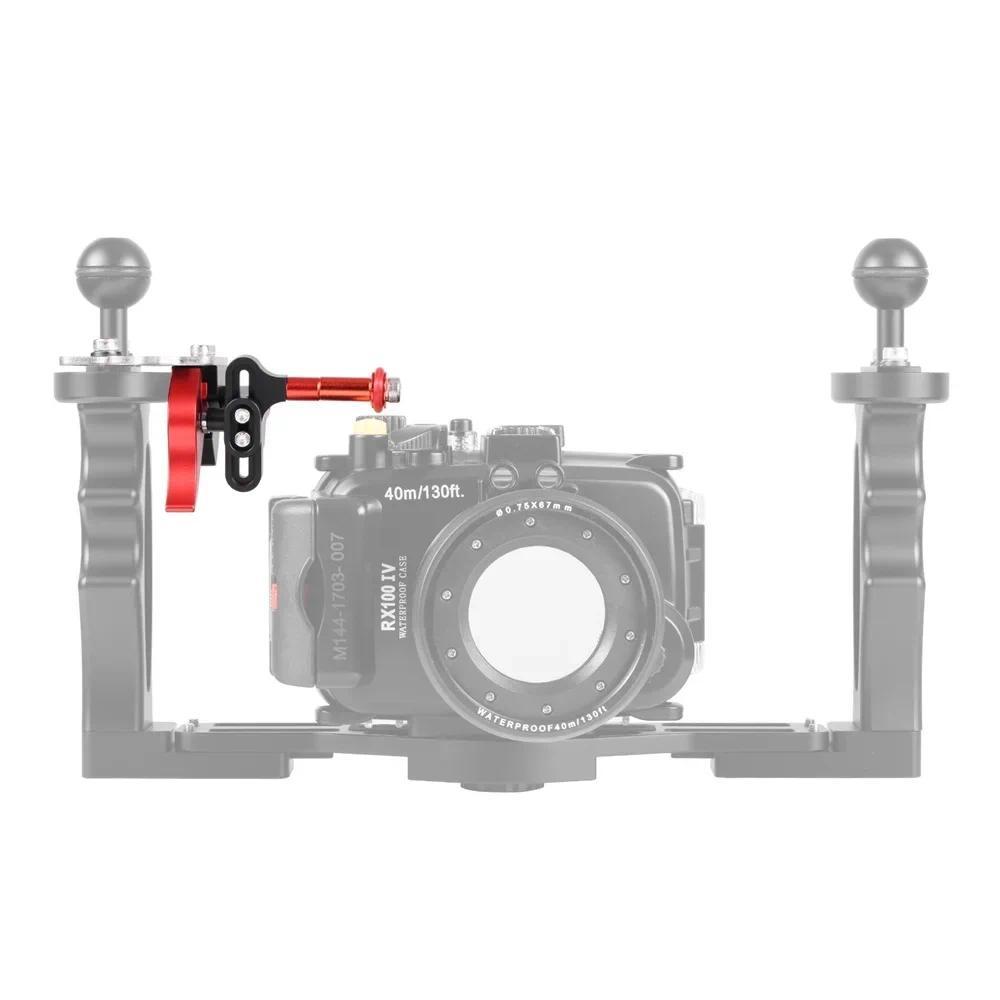 Shutter Trigger Extension Lever Extend Mount Adapter For Underwater ...