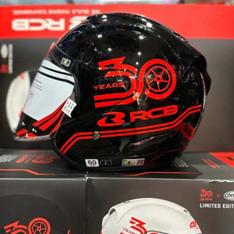 ARC Ritz × RCB 30th Anniversary Limited Edition Helmet ULANG TAHUN KE ...