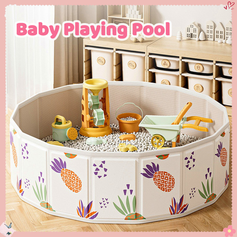 Kid Foldable Round Playing Pool Kid Indoor Safe Private Paradise Cassia ...