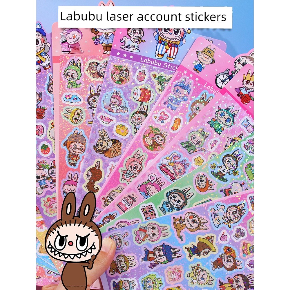 sticker palestine sticker cute Pelekat kain labubu gadis kanak-kanak ...