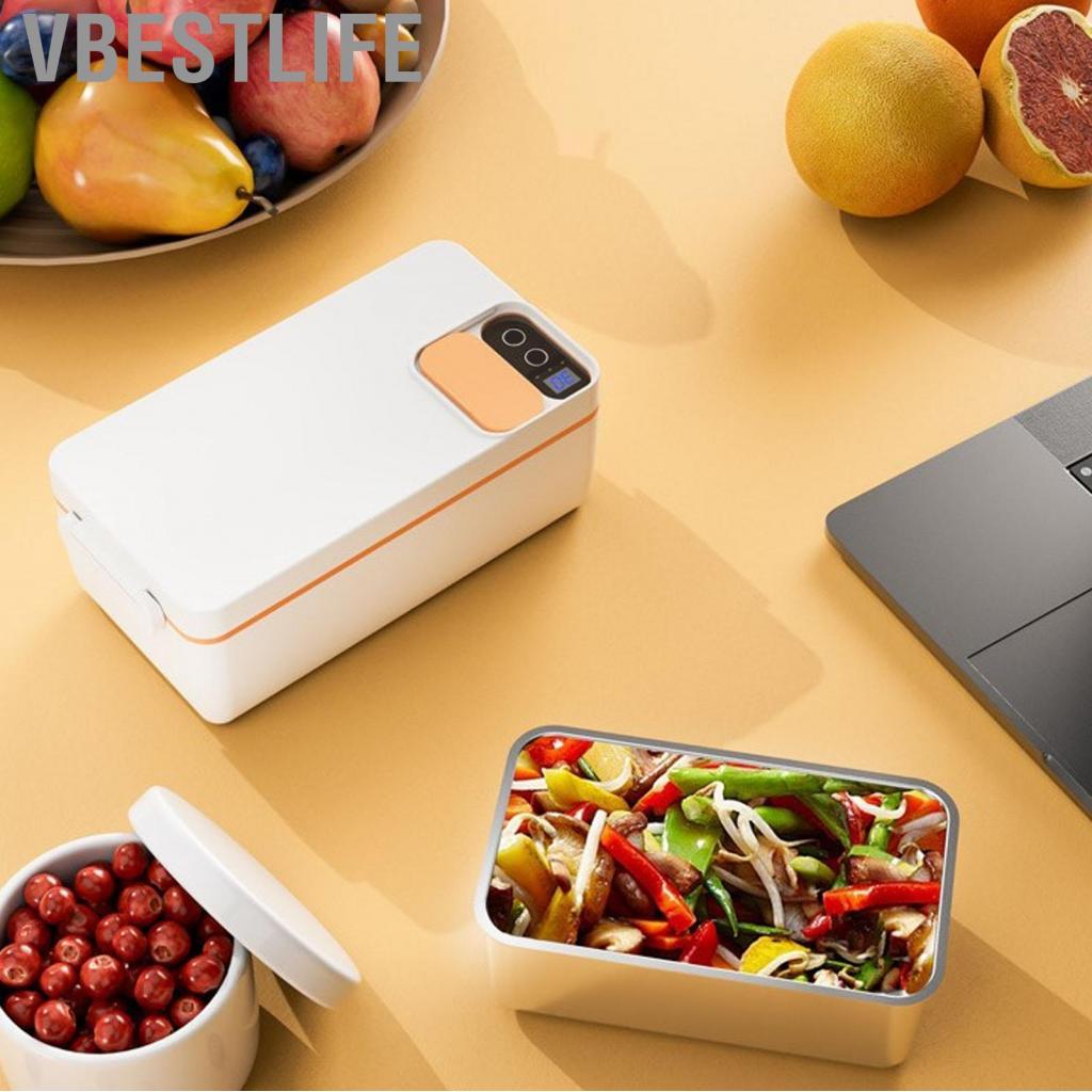 VBESTLIFE Electric Lunch Box Food Heater 1L Portable Warmer for Car ...