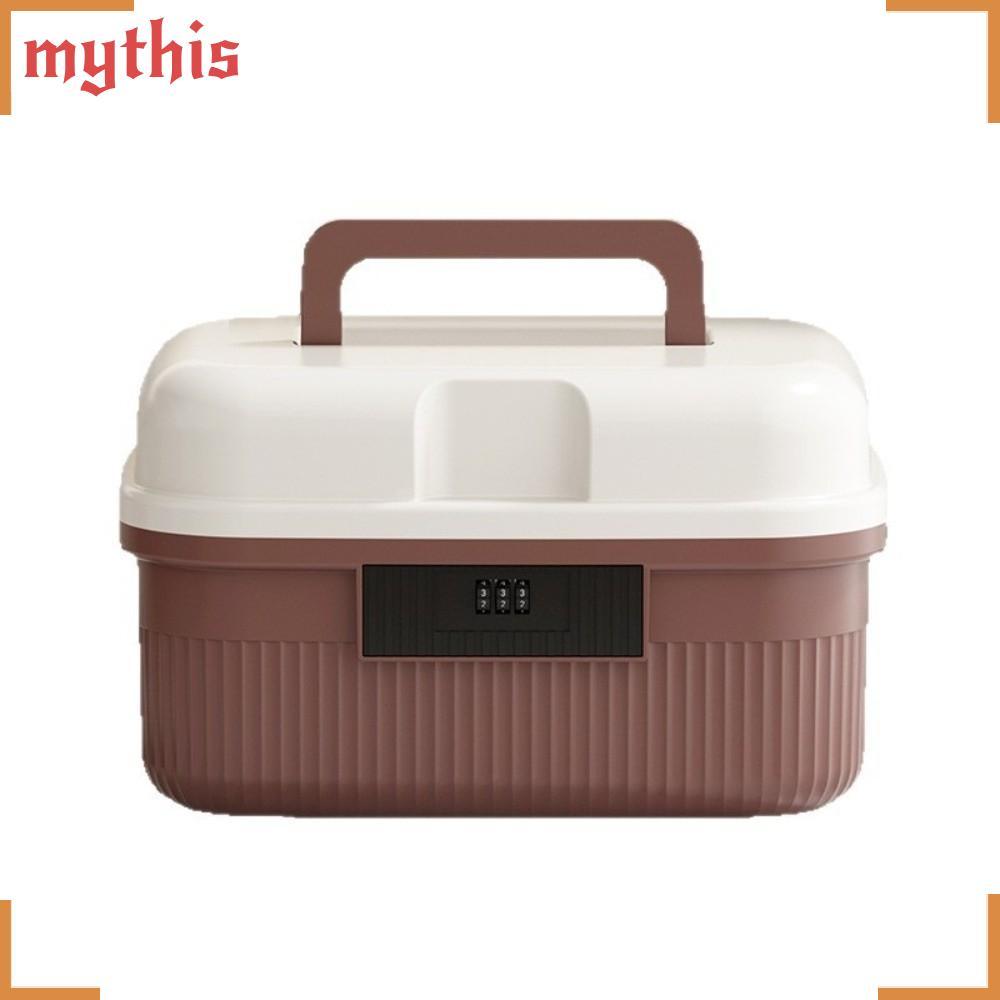 [MYTHIS] Password Lock Safe Box, Two Layers Thickened Lockbox ...