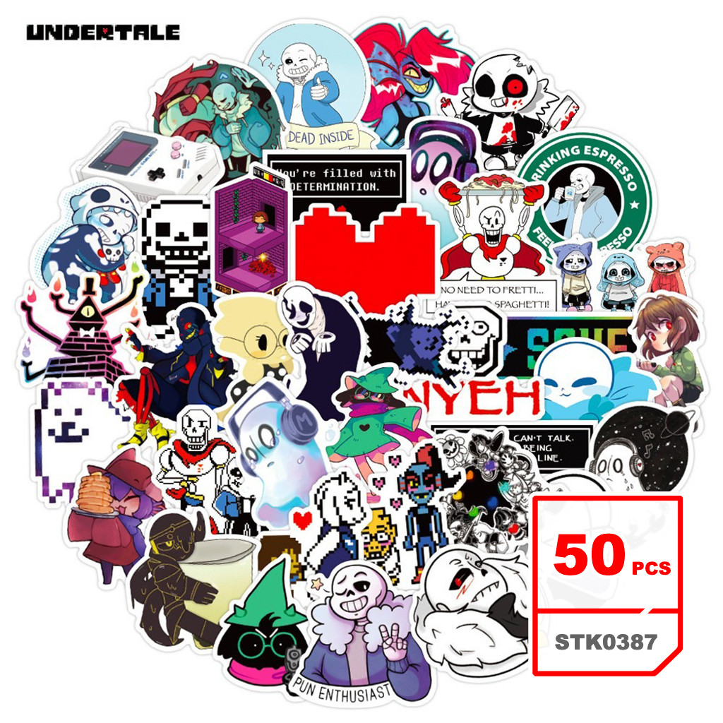 Undertale Stickers Set Video Games Waterproof Graffiti Decals Sticker ...