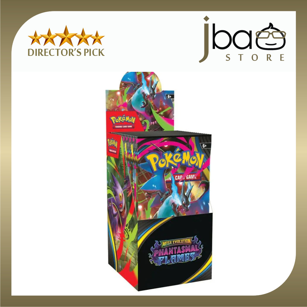 Pokemon TCG Half Booster Box Phantasmal Flame Mega Evolution ME02 English |  Shopee Malaysia