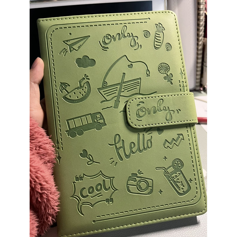 Matcha Green Notebook Niche High-value Notepad A5 Thickened Diary Work ...